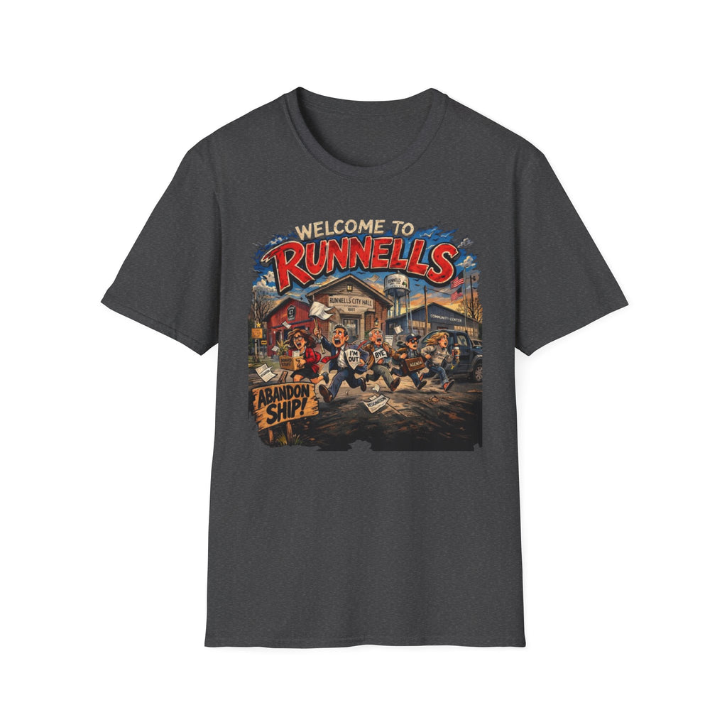 Welcome to Runnells IA T-Shirt | Local Humor Tee