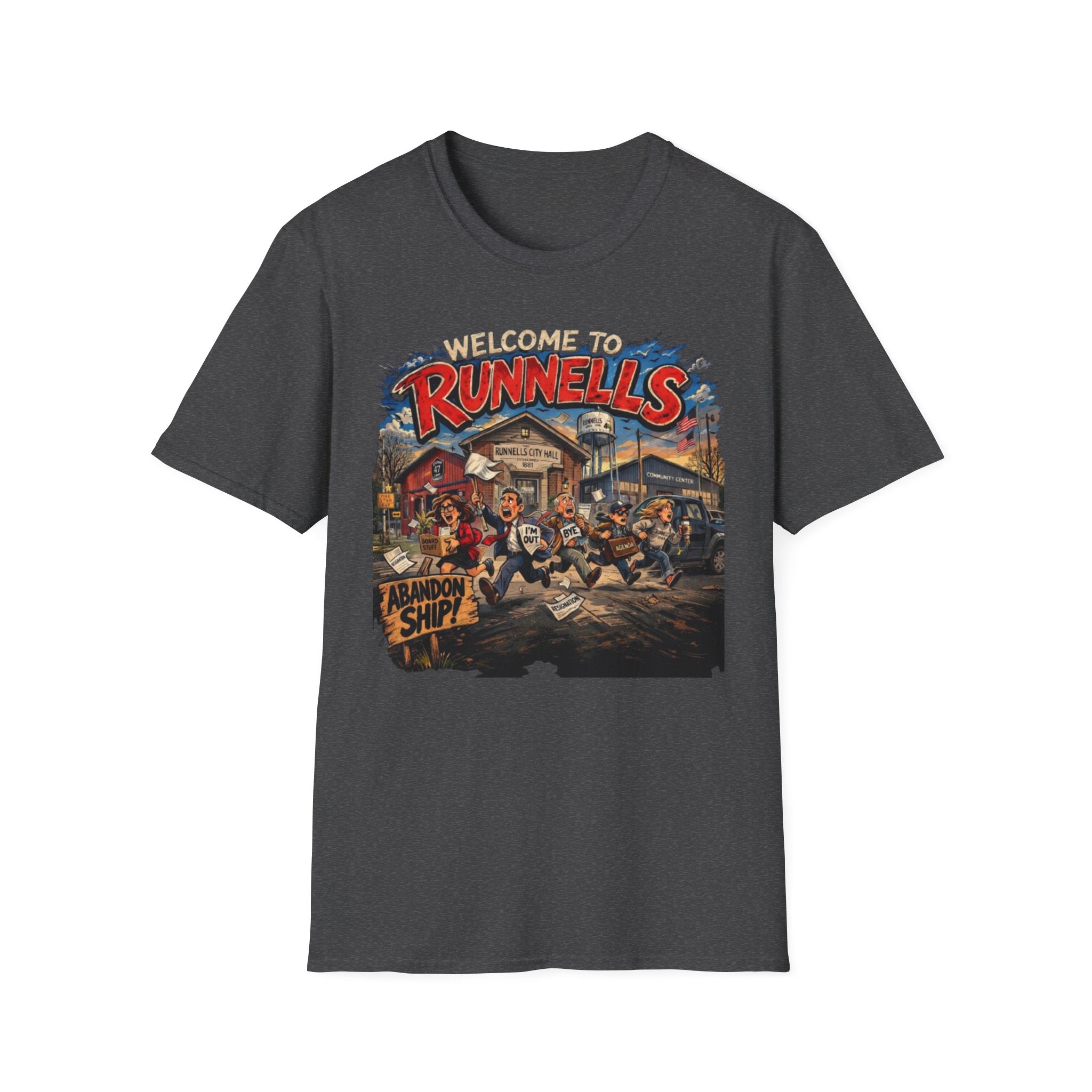 Welcome to Runnells IA T-Shirt | Local Humor Tee