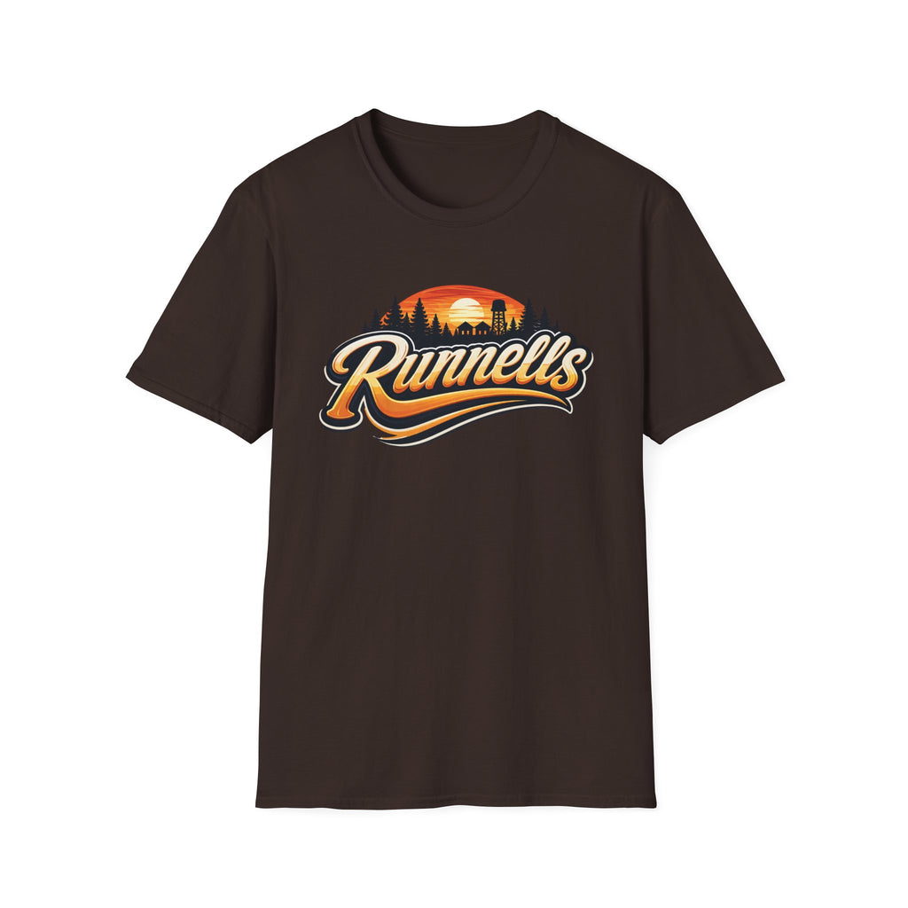 Runnells, Iowa Classic Logo T-Shirt | Vintage Small Town Tee