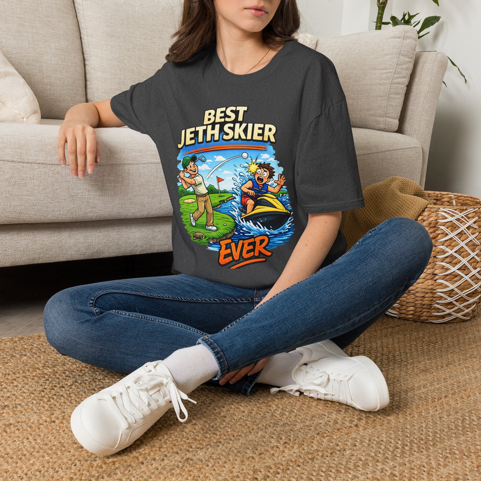 Best Jet Skier Funny Golf Shirt | Bad Golf Humor Tee | Golf Gift