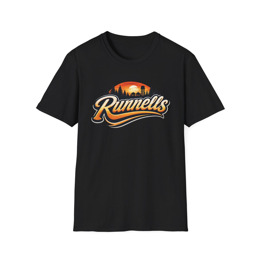 Runnells, Iowa Classic Logo T-Shirt | Vintage Small Town Tee