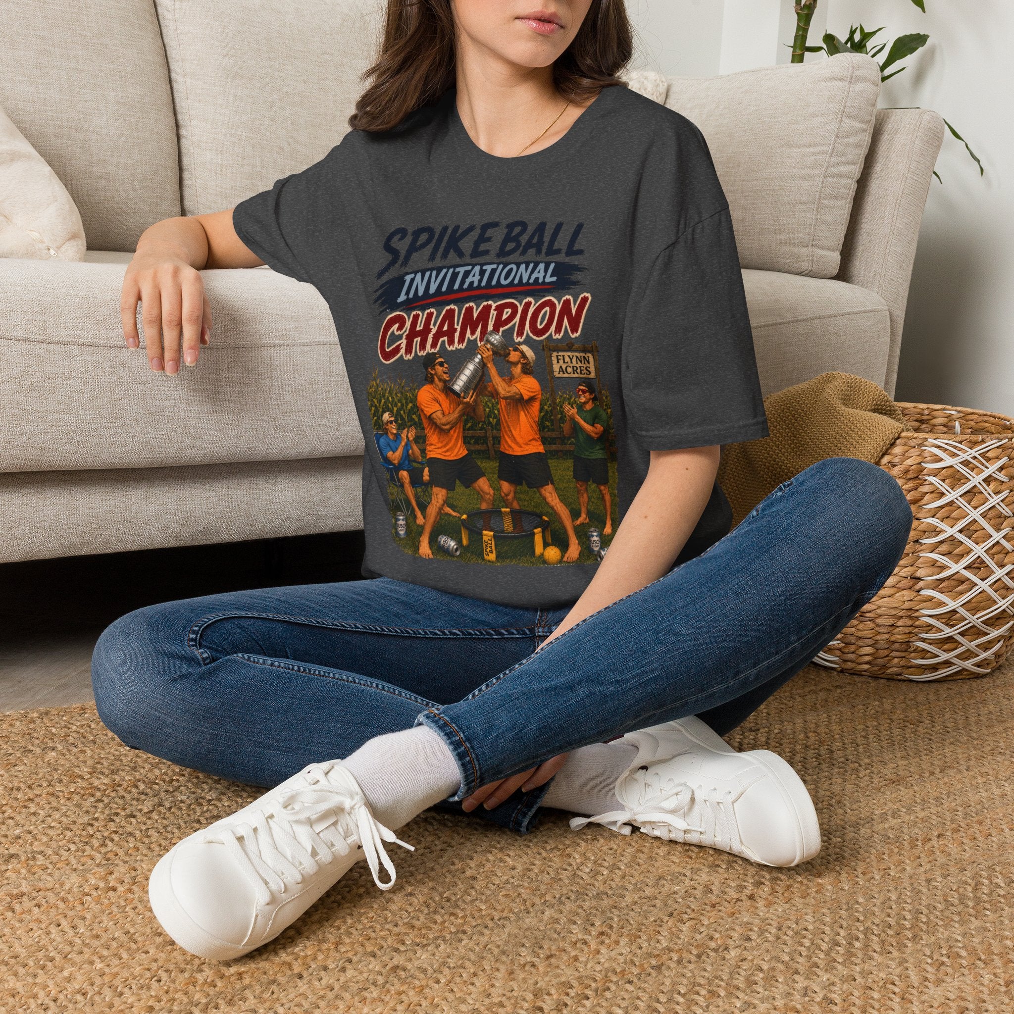 Spikeball Invitational Champion T-Shirt — SteamyJay Custom Client Design
