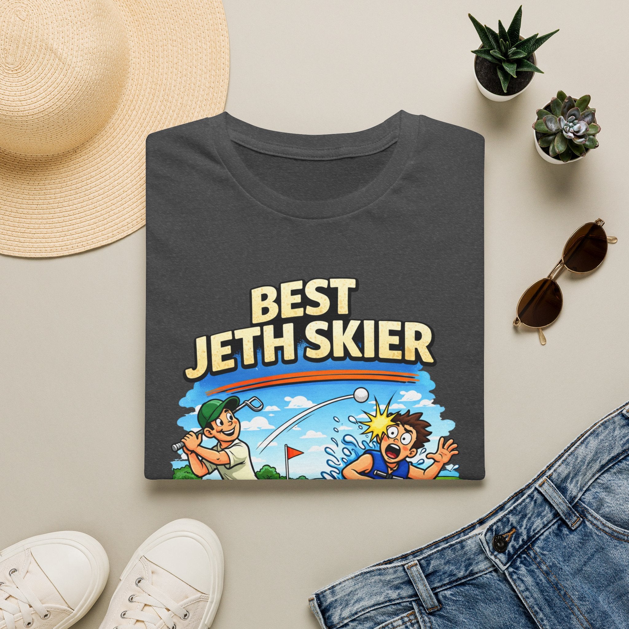 Best Jet Skier Funny Golf Shirt | Bad Golf Humor Tee | Golf Gift