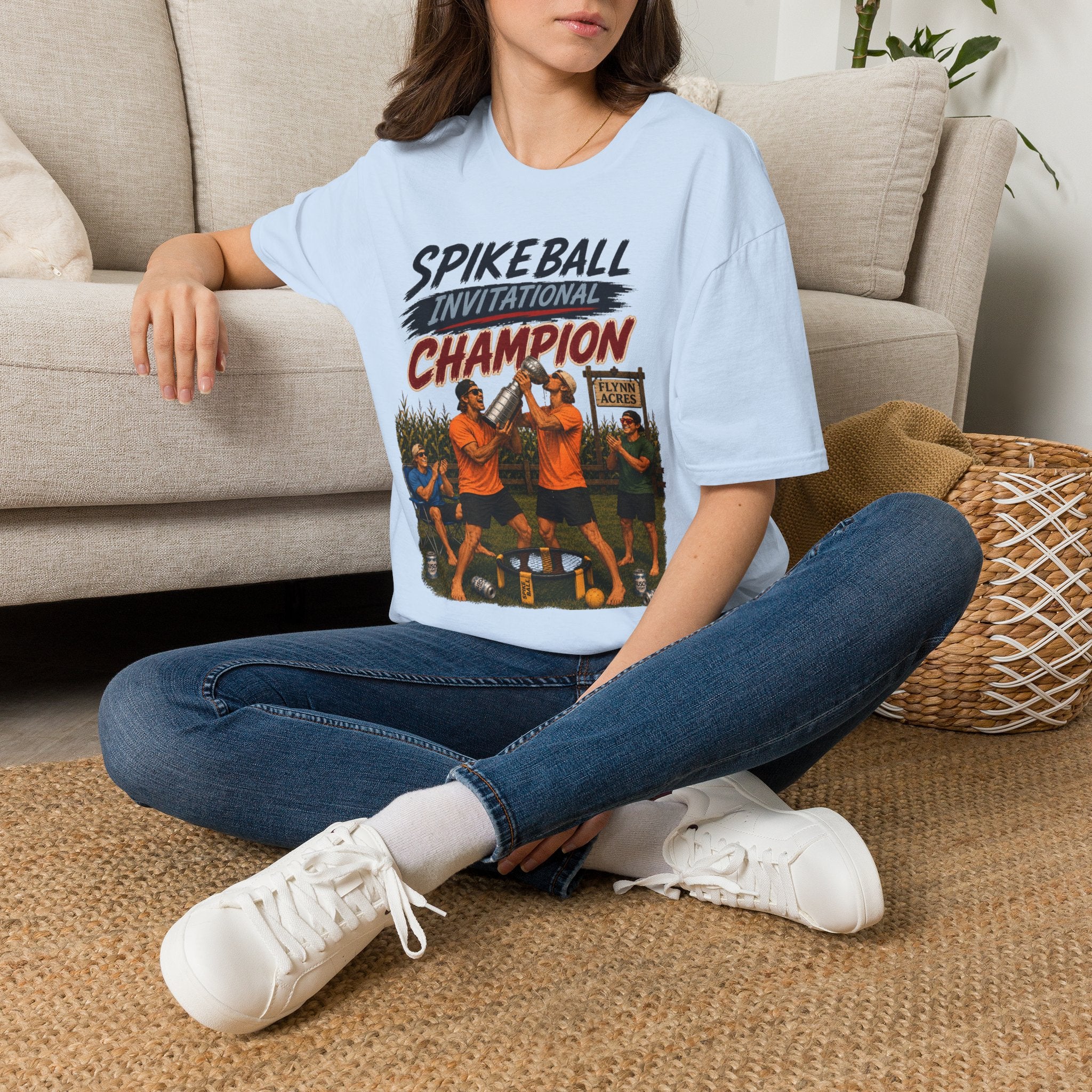 Spikeball Invitational Champion T-Shirt — SteamyJay Custom Client Design