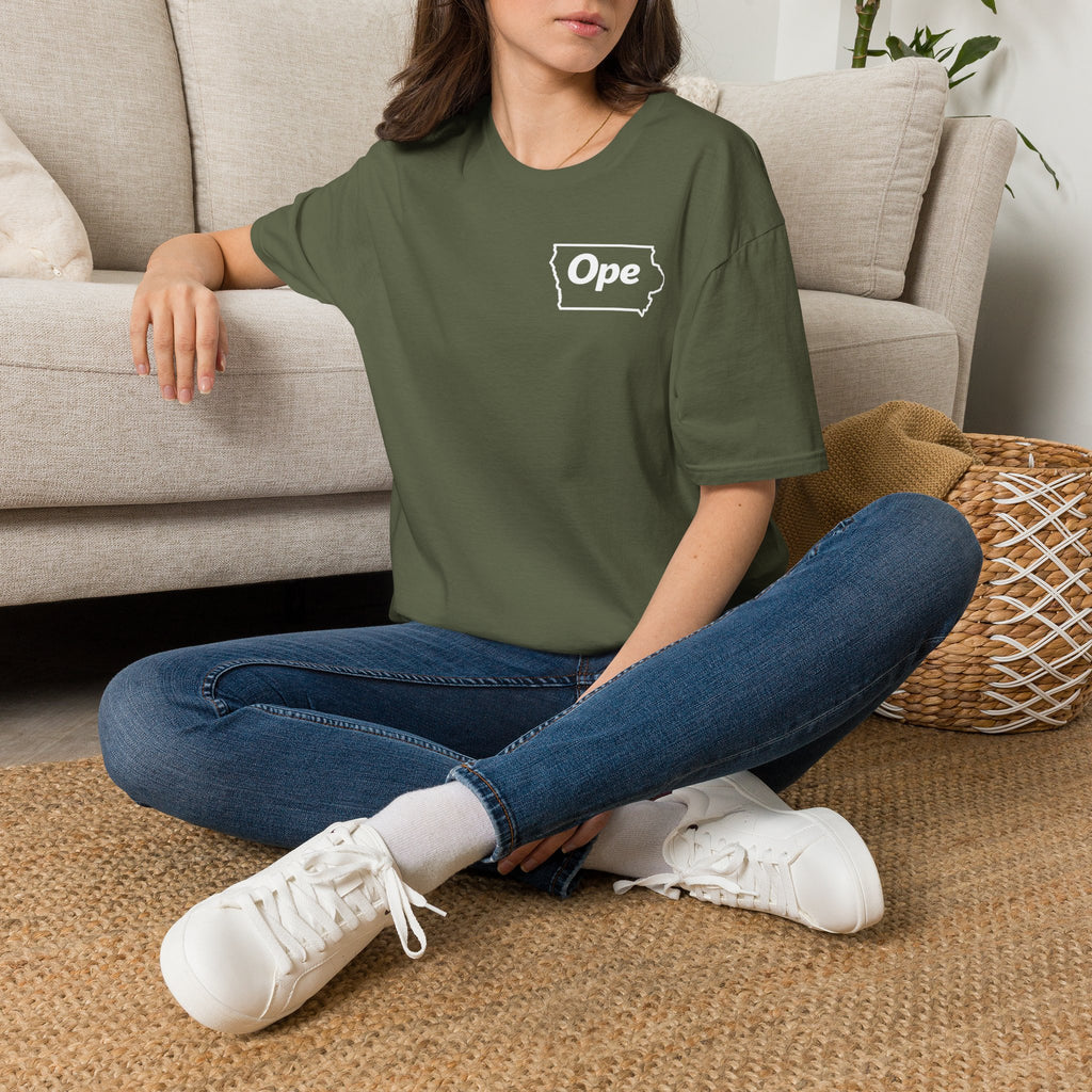 Ope Iowa Shirt | Midwest Humor T-Shirt | Funny Iowa Gift