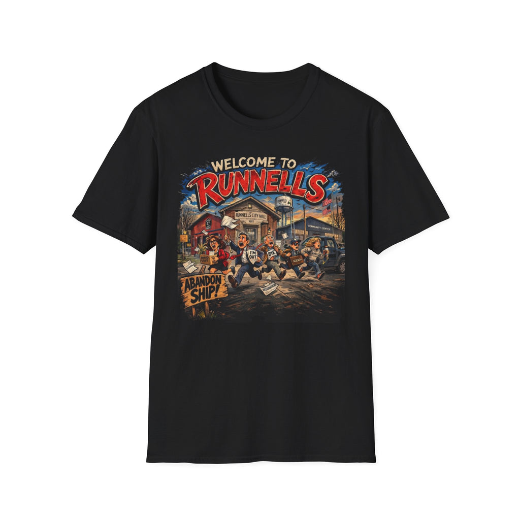Welcome to Runnells IA T-Shirt | Local Humor Tee