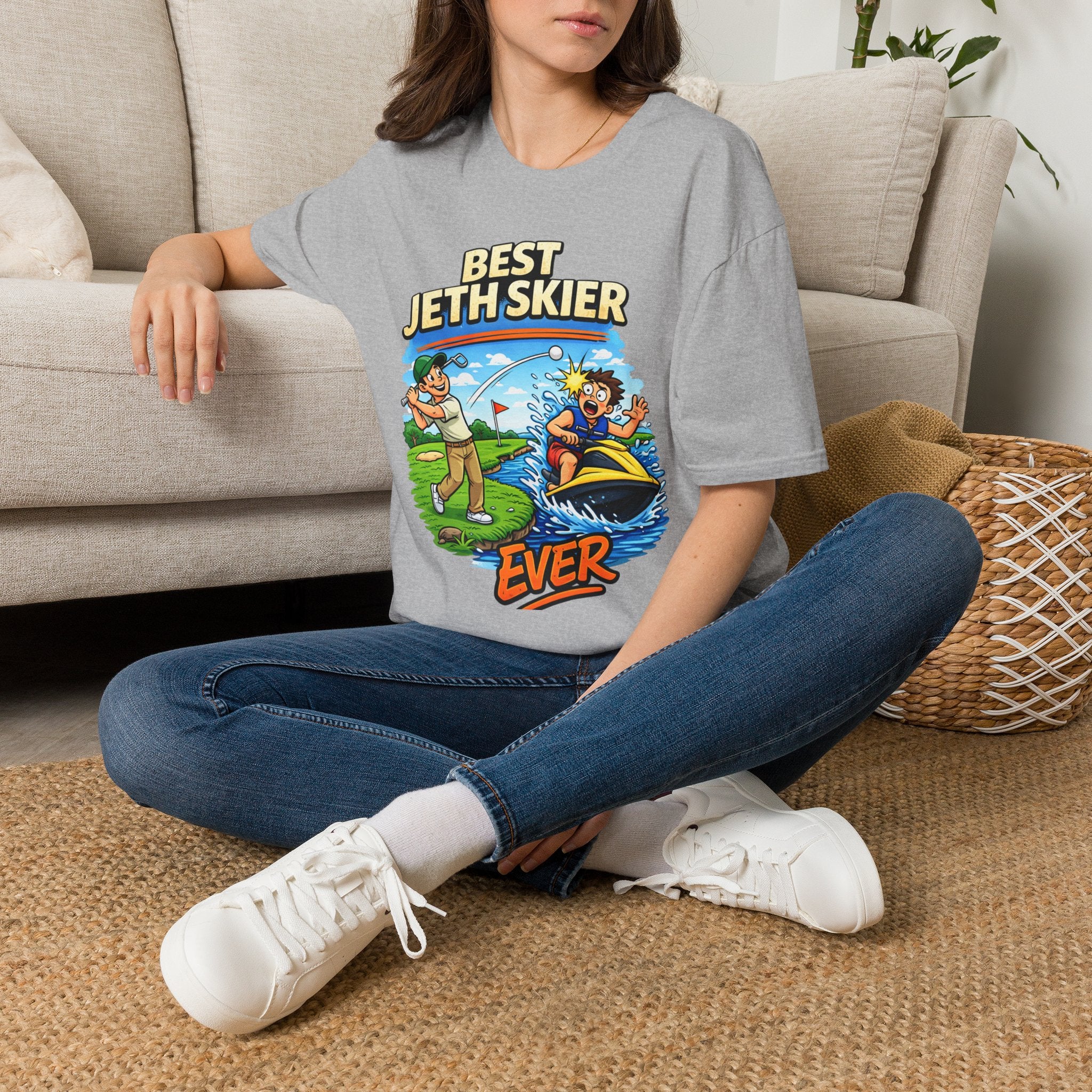 Best Jet Skier Funny Golf Shirt | Bad Golf Humor Tee | Golf Gift