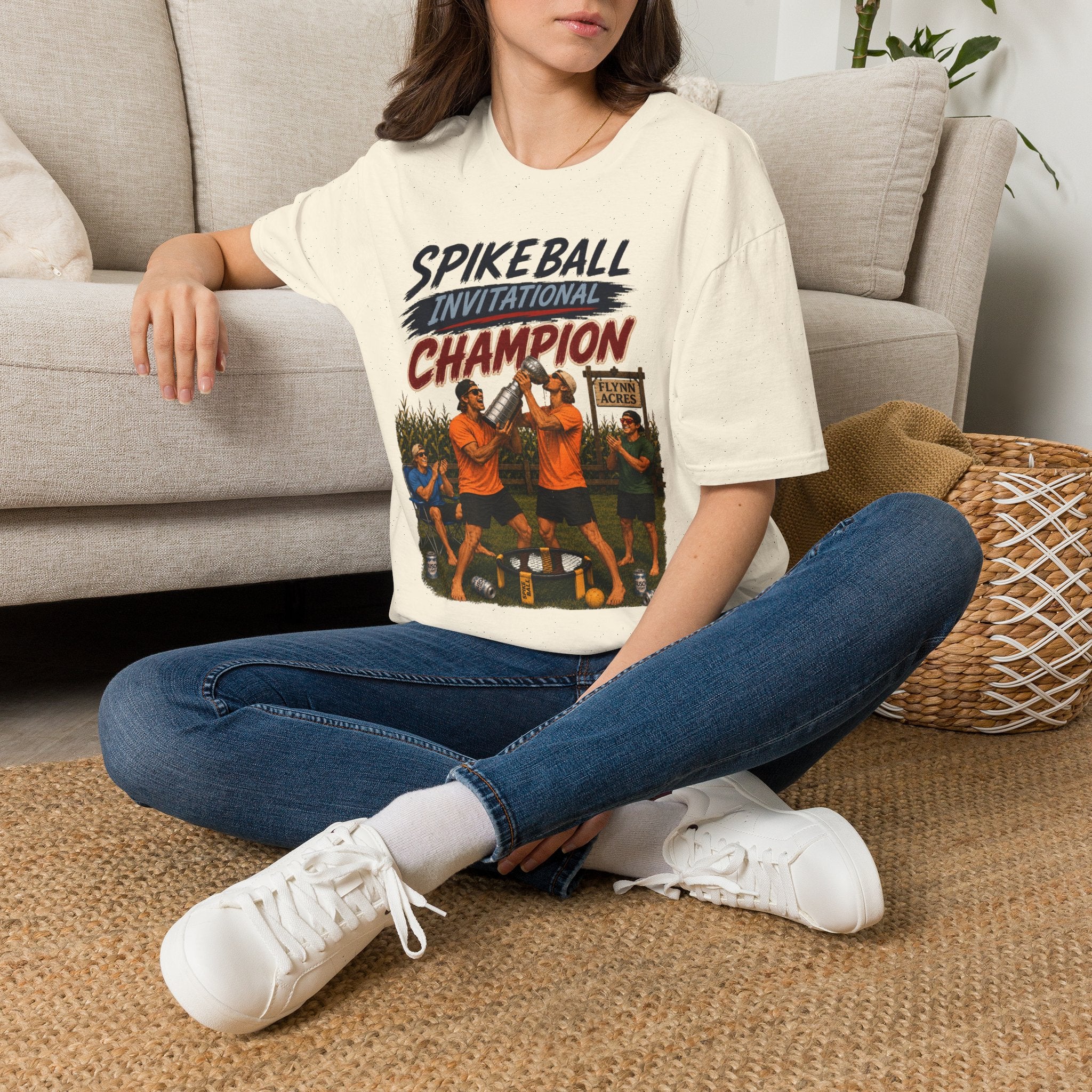 Spikeball Invitational Champion T-Shirt — SteamyJay Custom Client Design