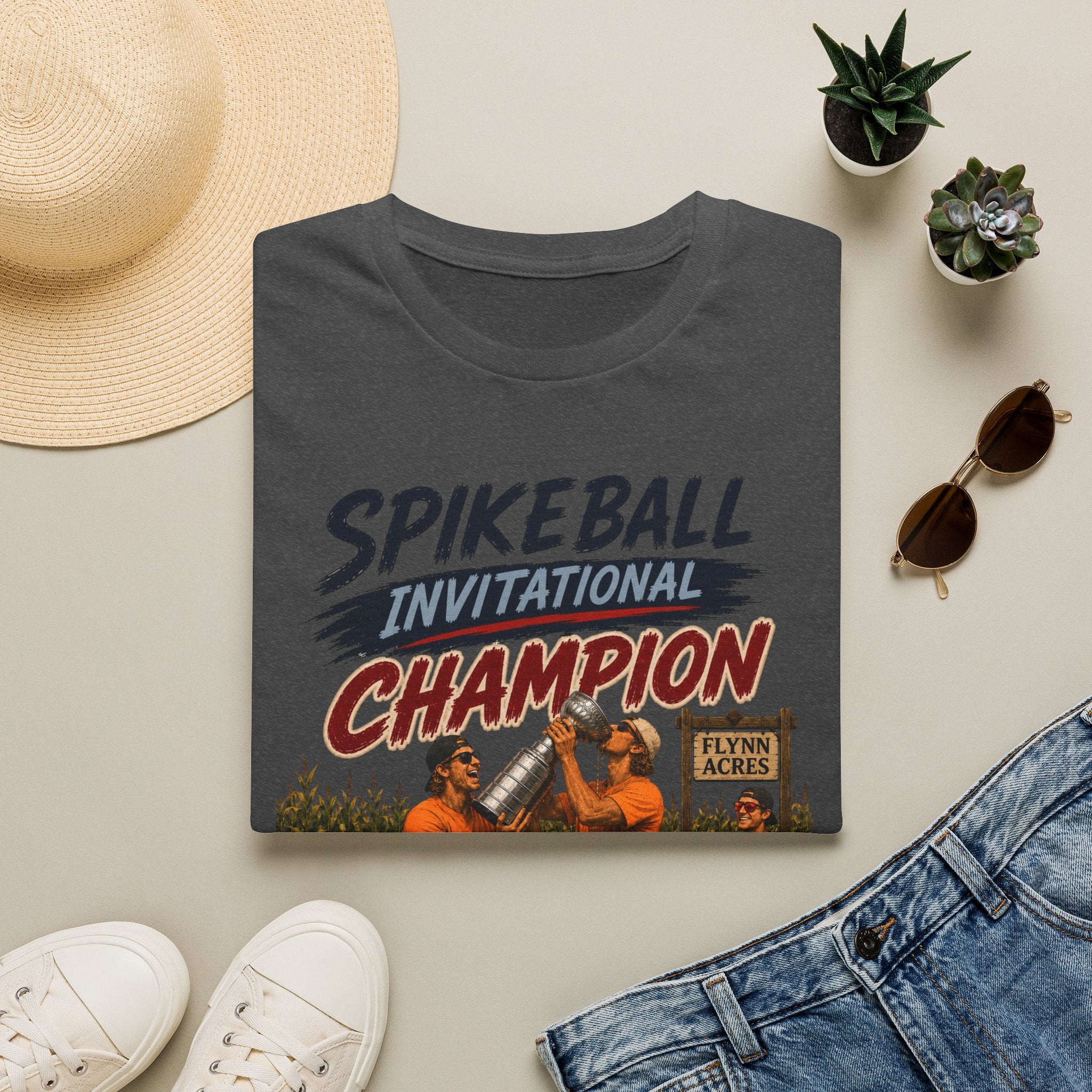 Spikeball Invitational Champion T-Shirt — SteamyJay Custom Client Design