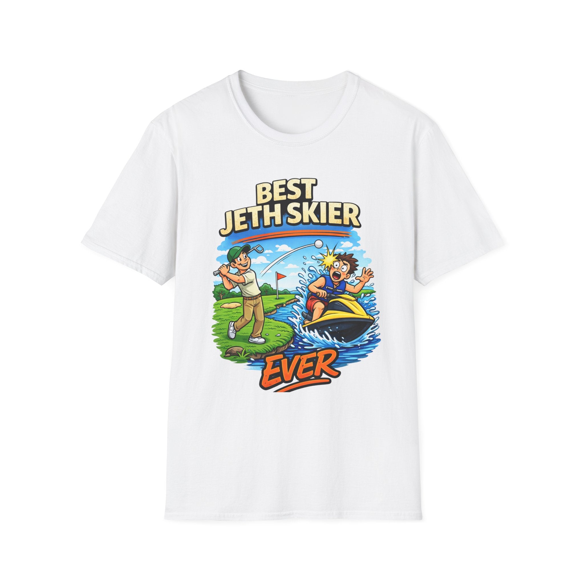 Best Jet Skier Funny Golf Shirt | Bad Golf Humor Tee | Golf Gift
