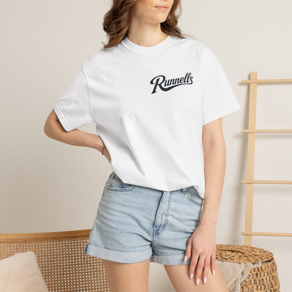 Runnells Iowa Everyday T-Shirt | Minimal Hometown Logo Tee