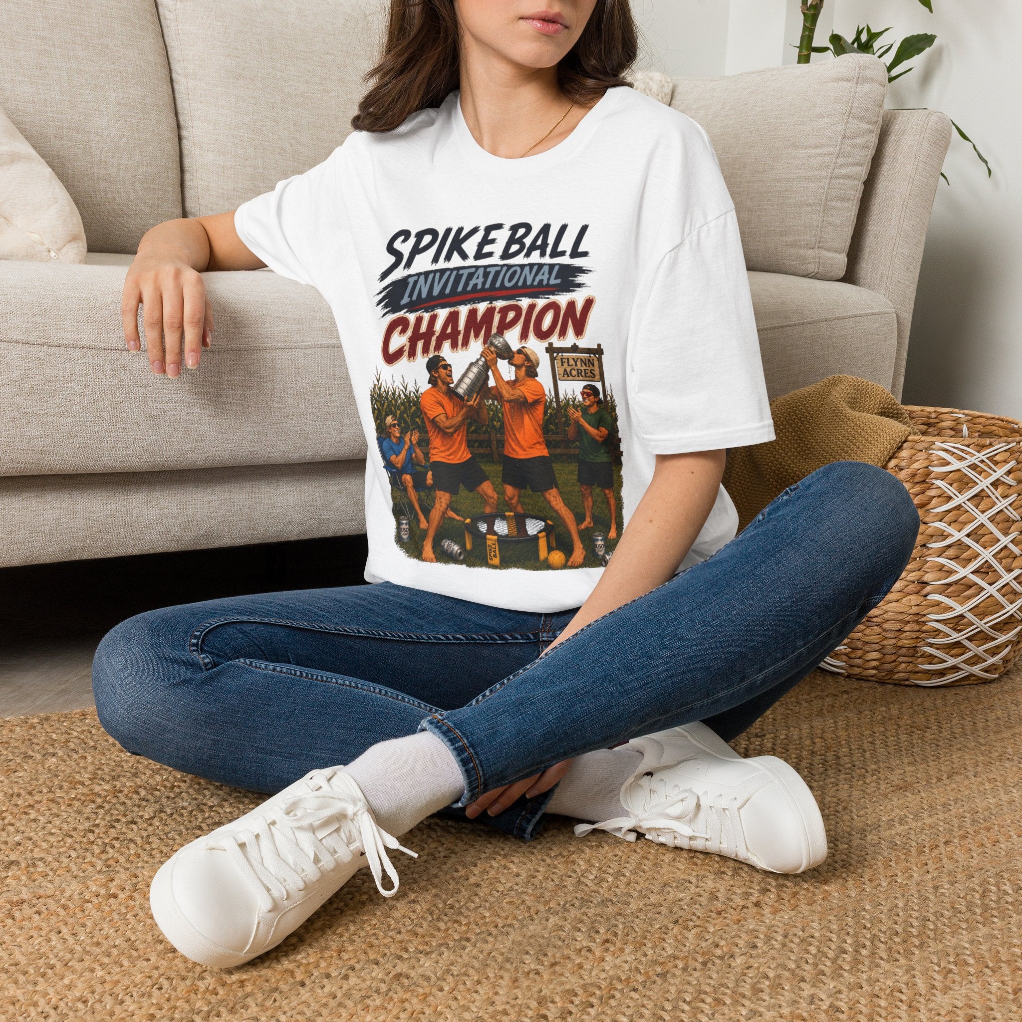 Spikeball Invitational Champion T-Shirt — SteamyJay Custom Client Design