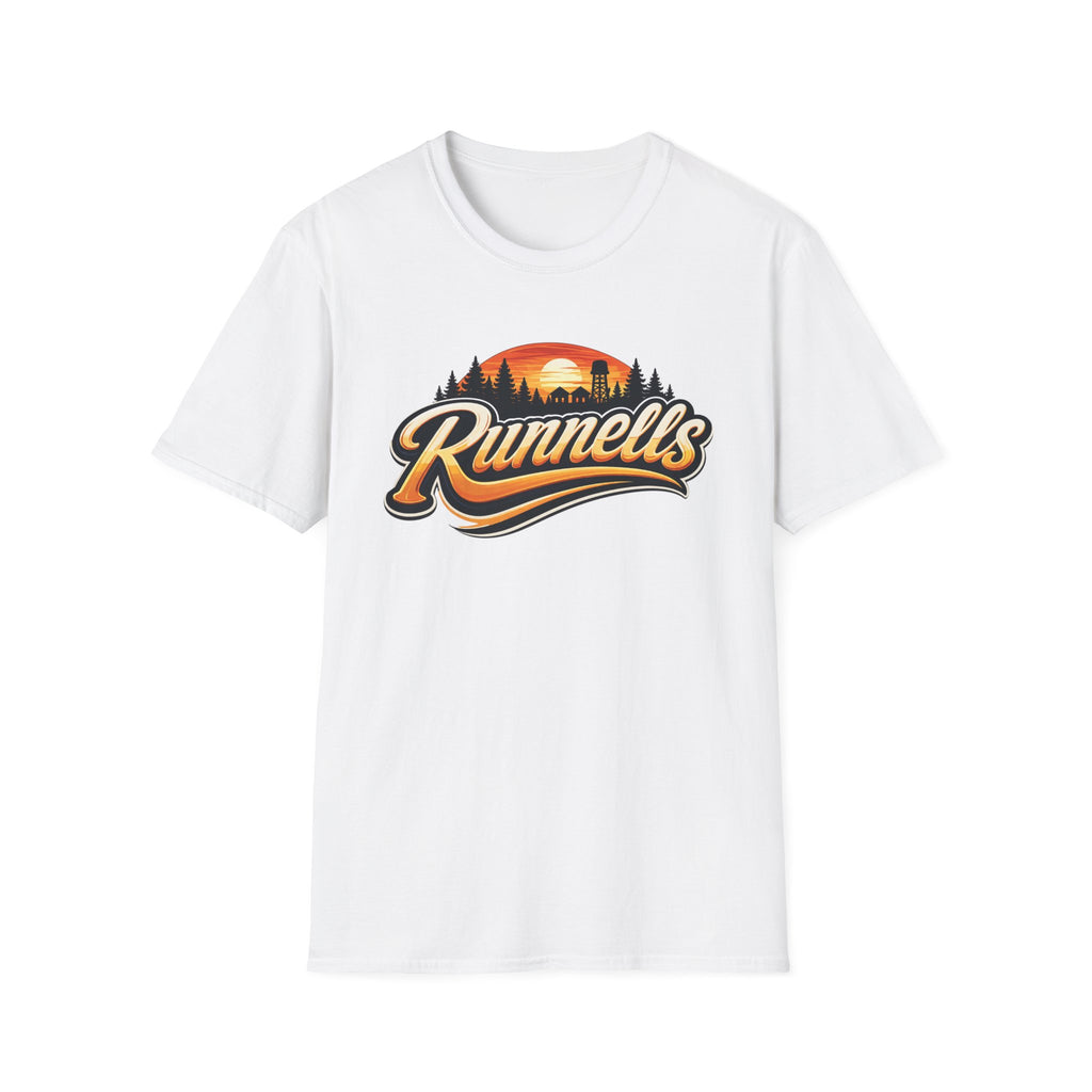 Runnells, Iowa Classic Logo T-Shirt | Vintage Small Town Tee