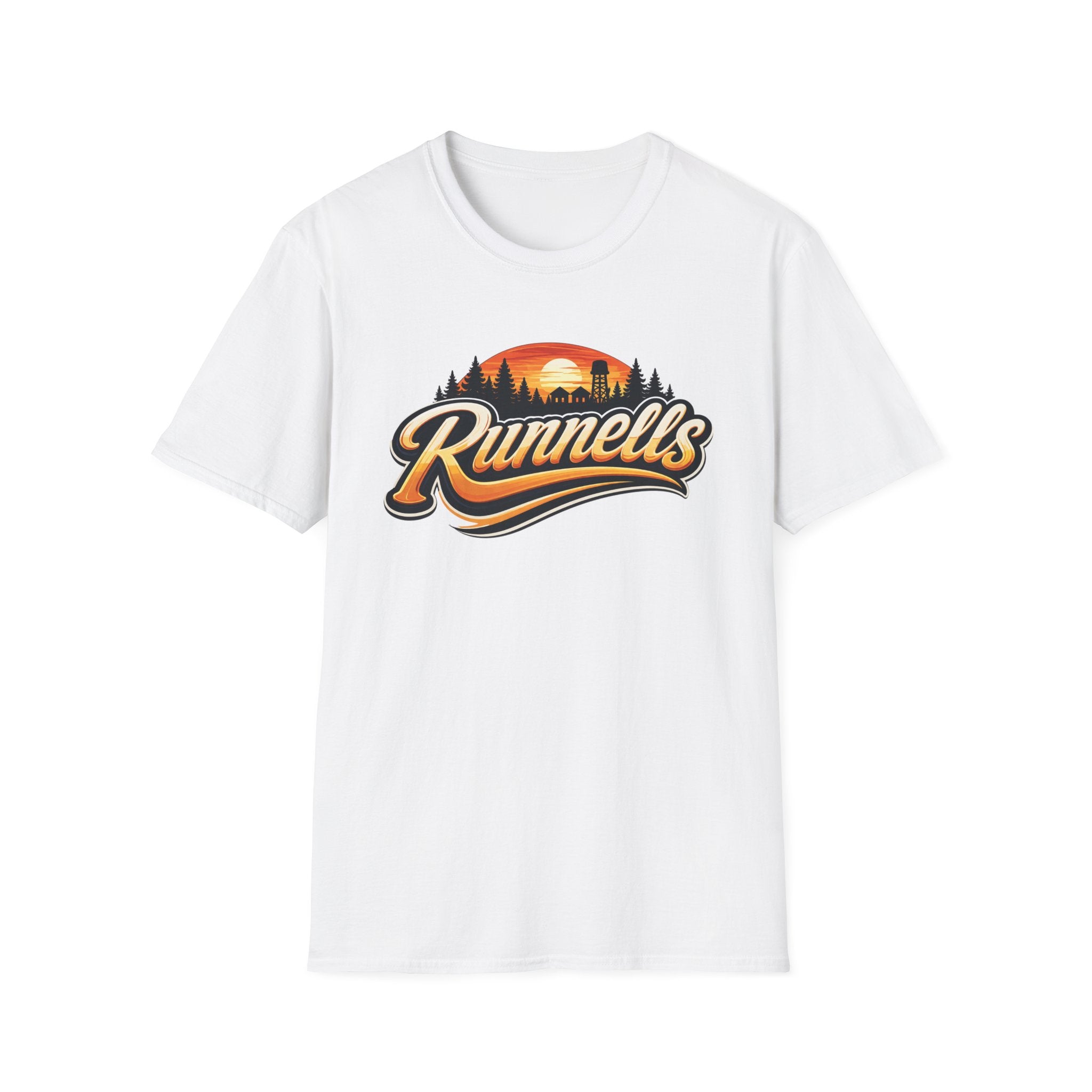 Runnells, Iowa Classic Logo T-Shirt | Vintage Small Town Tee