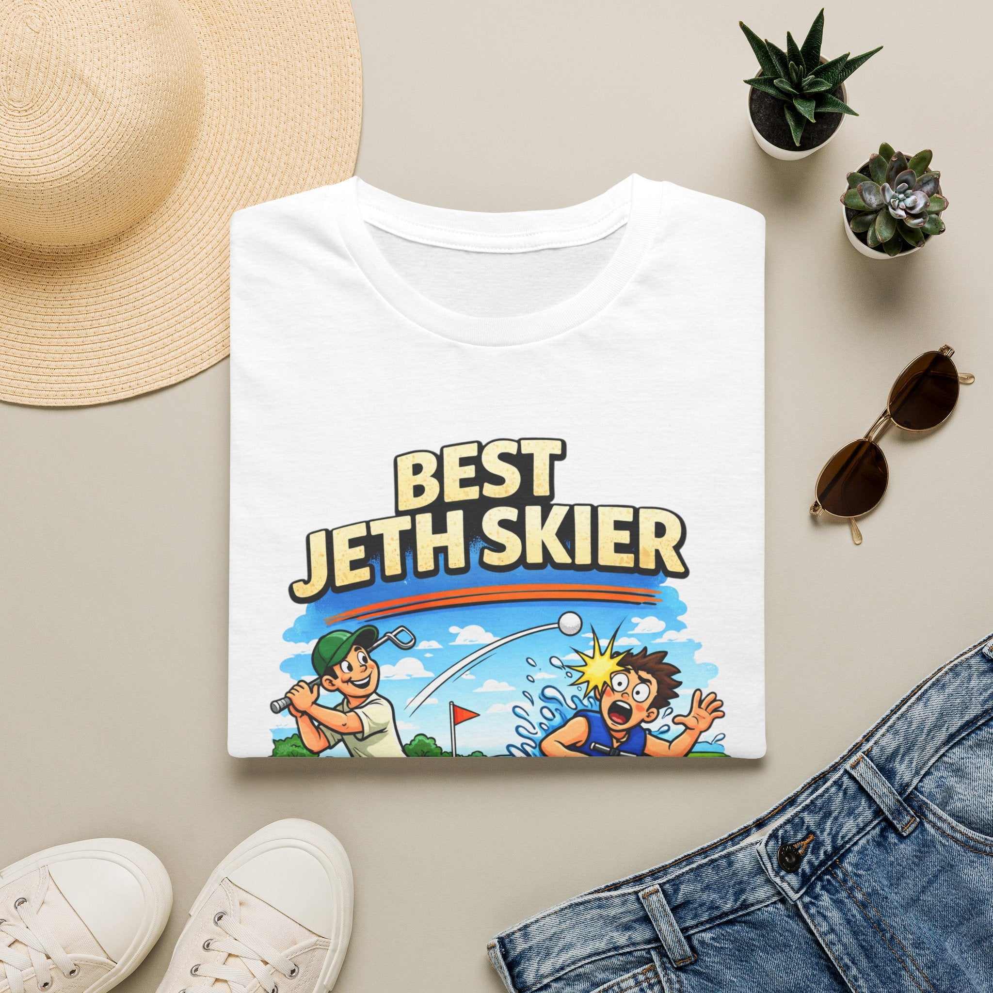 Best Jet Skier Funny Golf Shirt | Bad Golf Humor Tee | Golf Gift