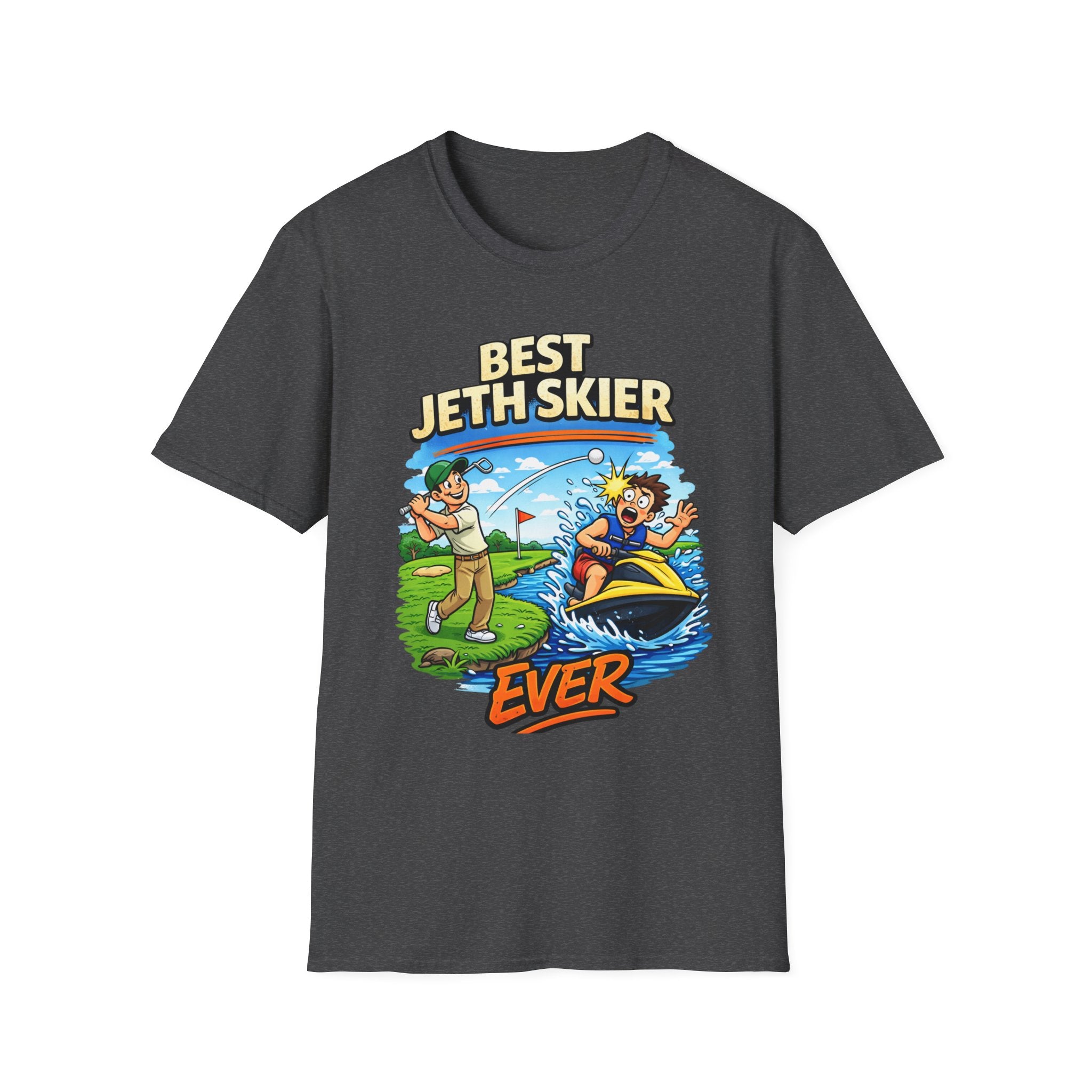 Best Jet Skier Funny Golf Shirt | Bad Golf Humor Tee | Golf Gift