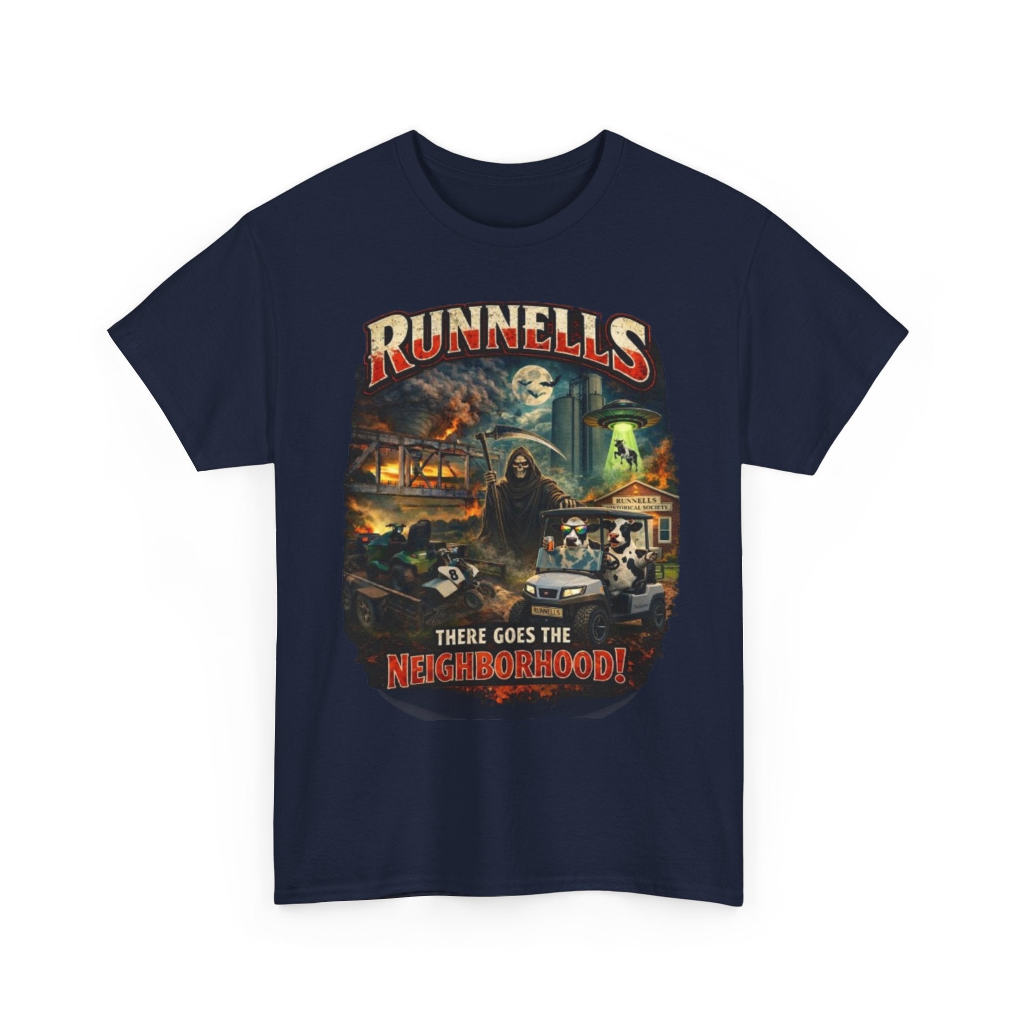 There Goes the Neighborhood | Runnells, Iowa Graphic Tee