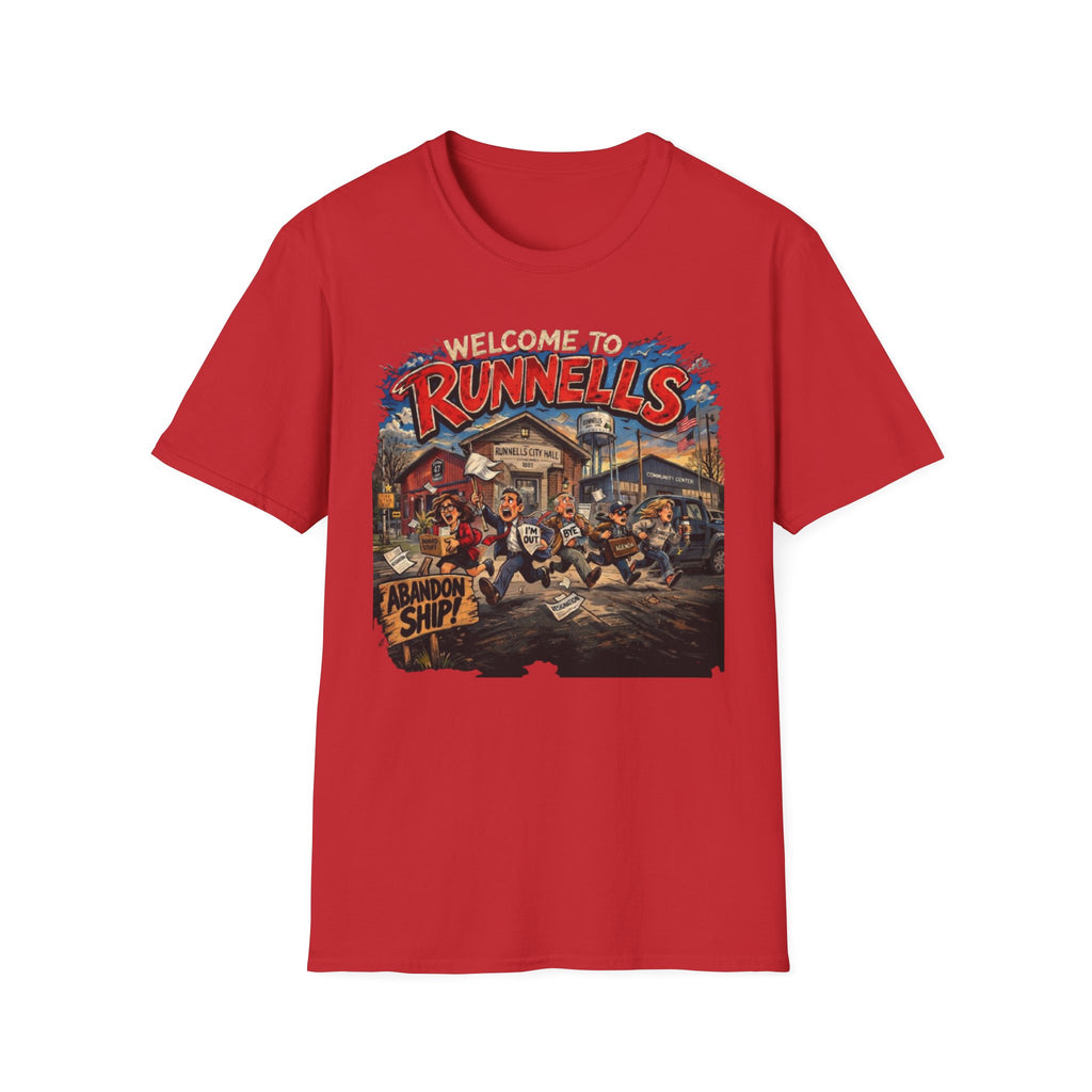 Welcome to Runnells IA T-Shirt | Local Humor Tee