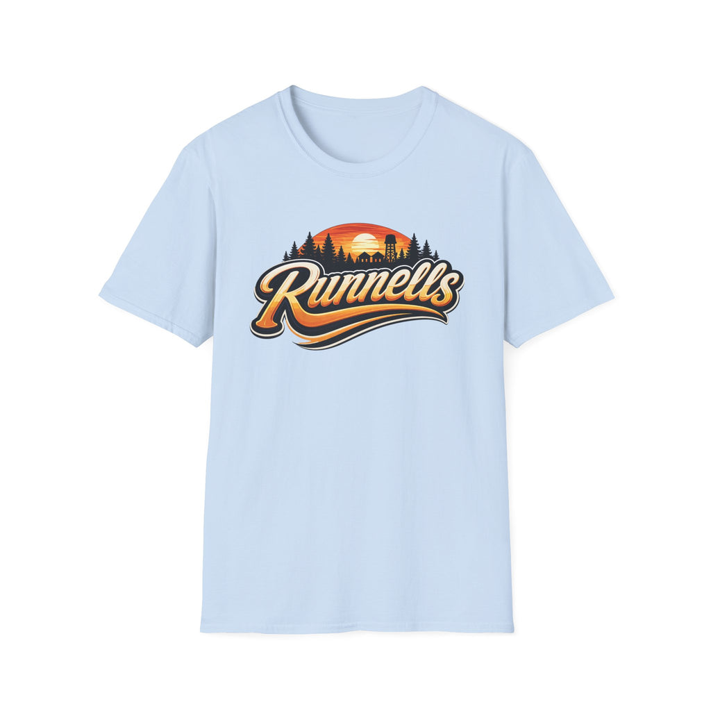 Runnells, Iowa Classic Logo T-Shirt | Vintage Small Town Tee