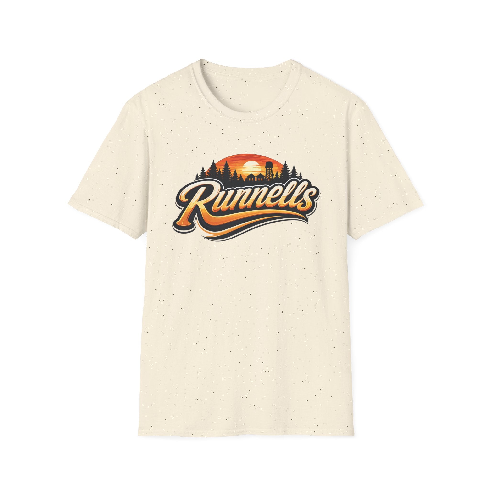 Runnells, Iowa Classic Logo T-Shirt | Vintage Small Town Tee
