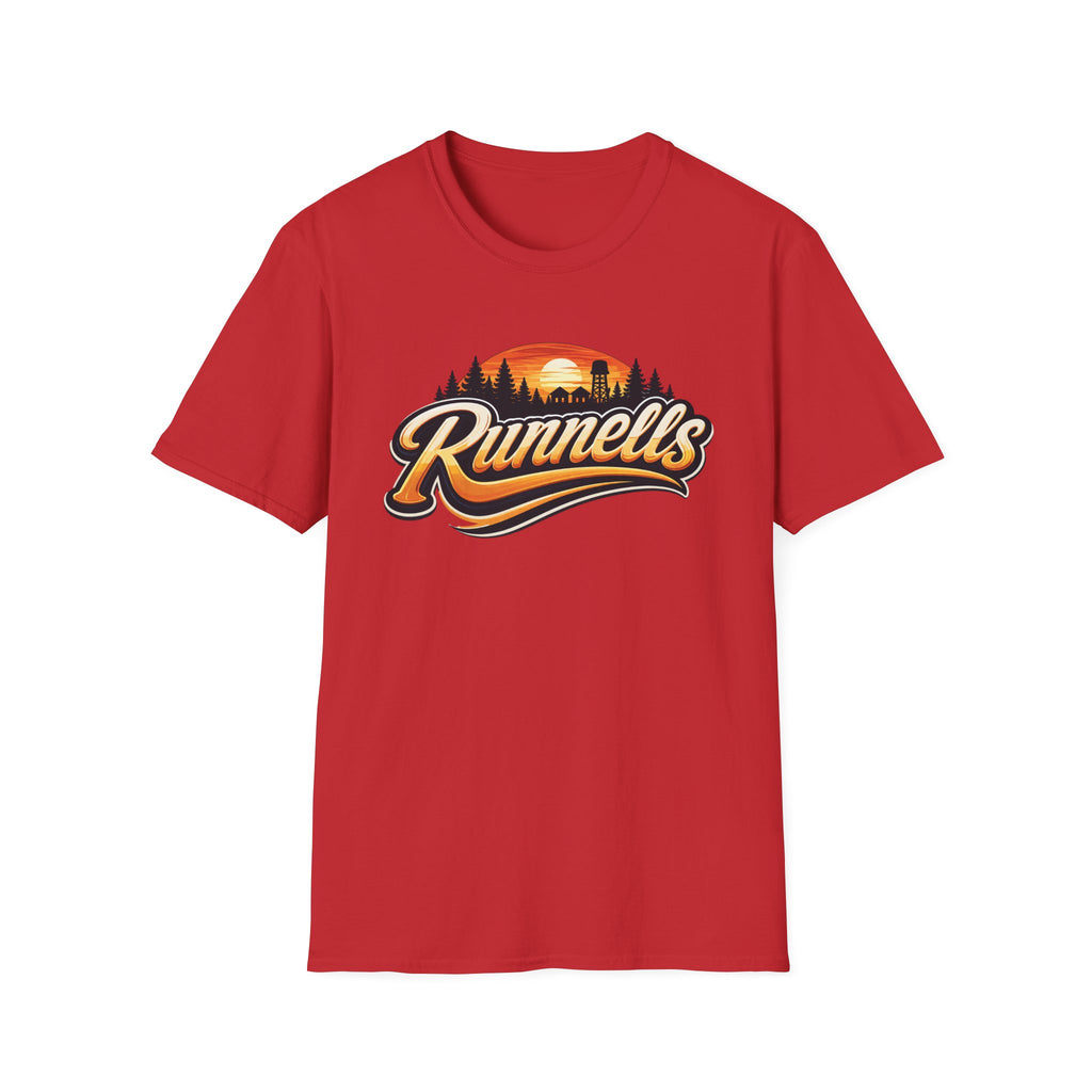 Runnells, Iowa Classic Logo T-Shirt | Vintage Small Town Tee