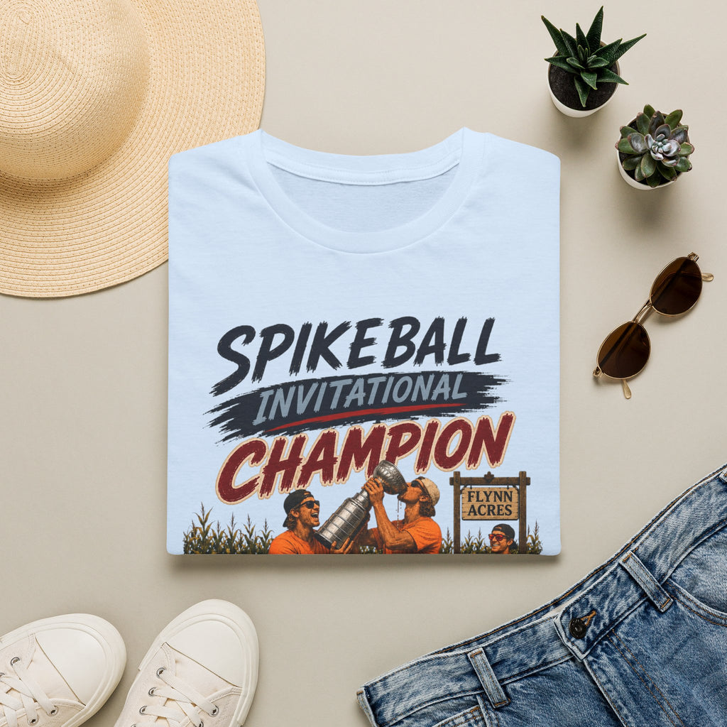 Spikeball Invitational Champion T-Shirt — SteamyJay Custom Client Design