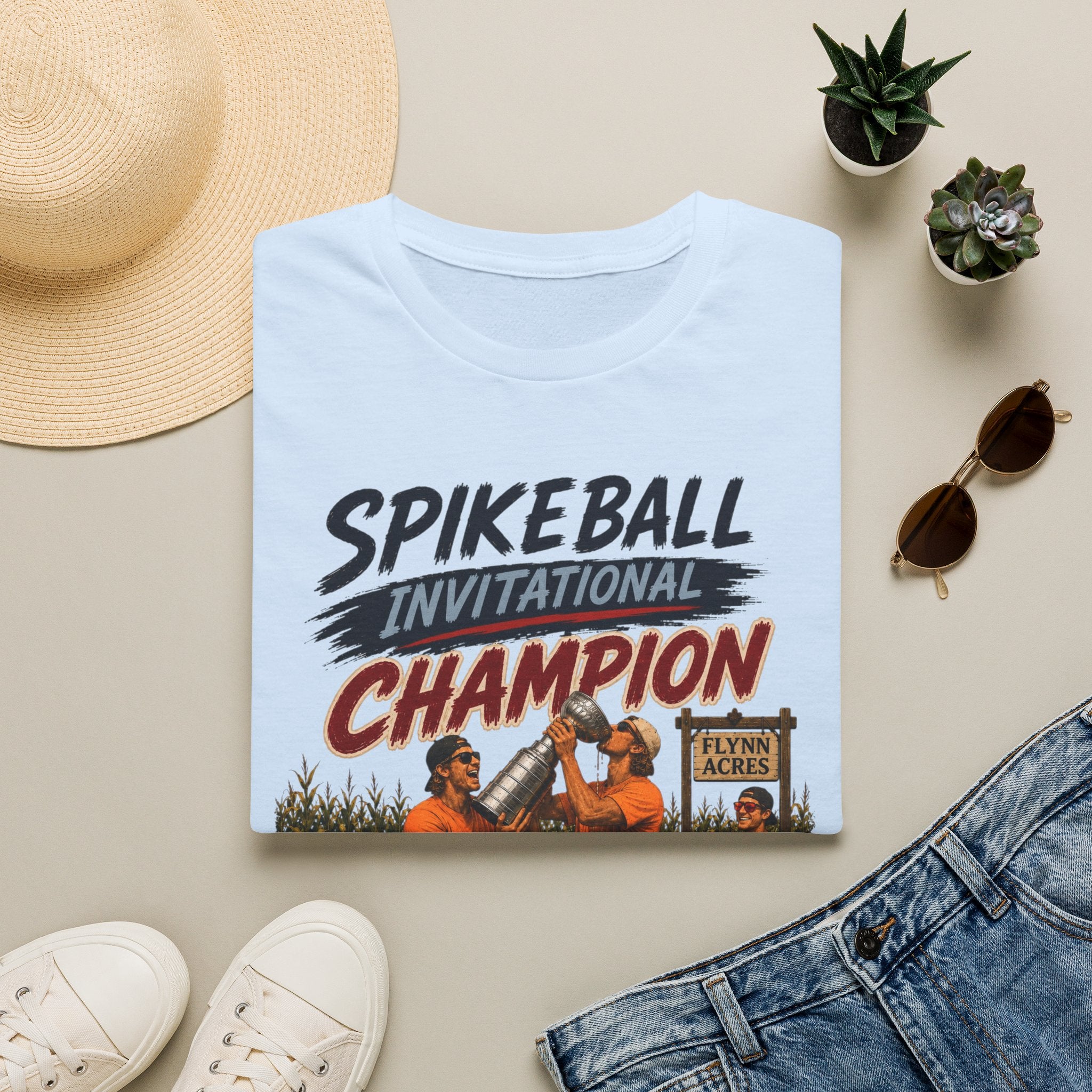 Spikeball Invitational Champion T-Shirt — SteamyJay Custom Client Design