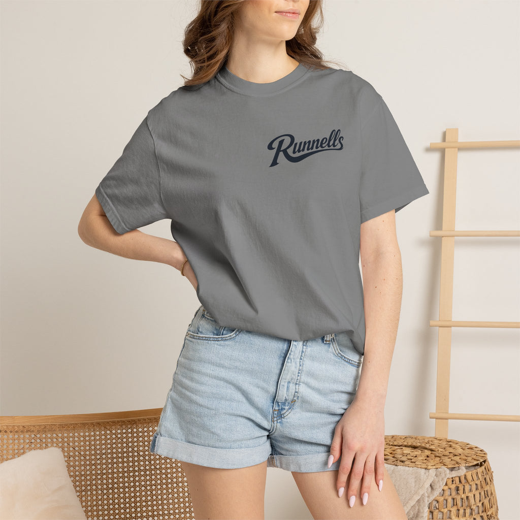 Runnells Iowa Everyday T-Shirt | Minimal Hometown Logo Tee