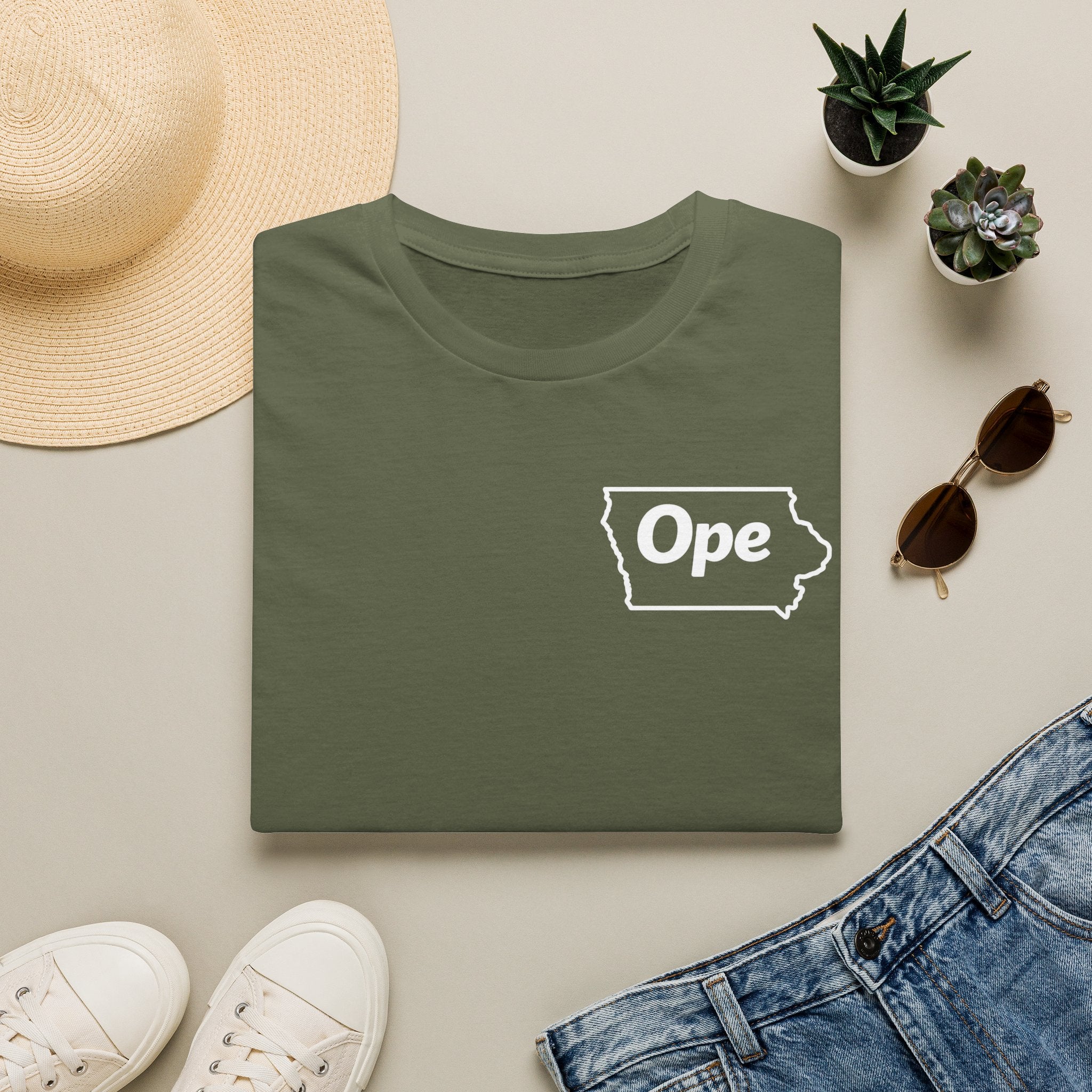 Ope Iowa Shirt | Midwest Humor T-Shirt | Funny Iowa Gift
