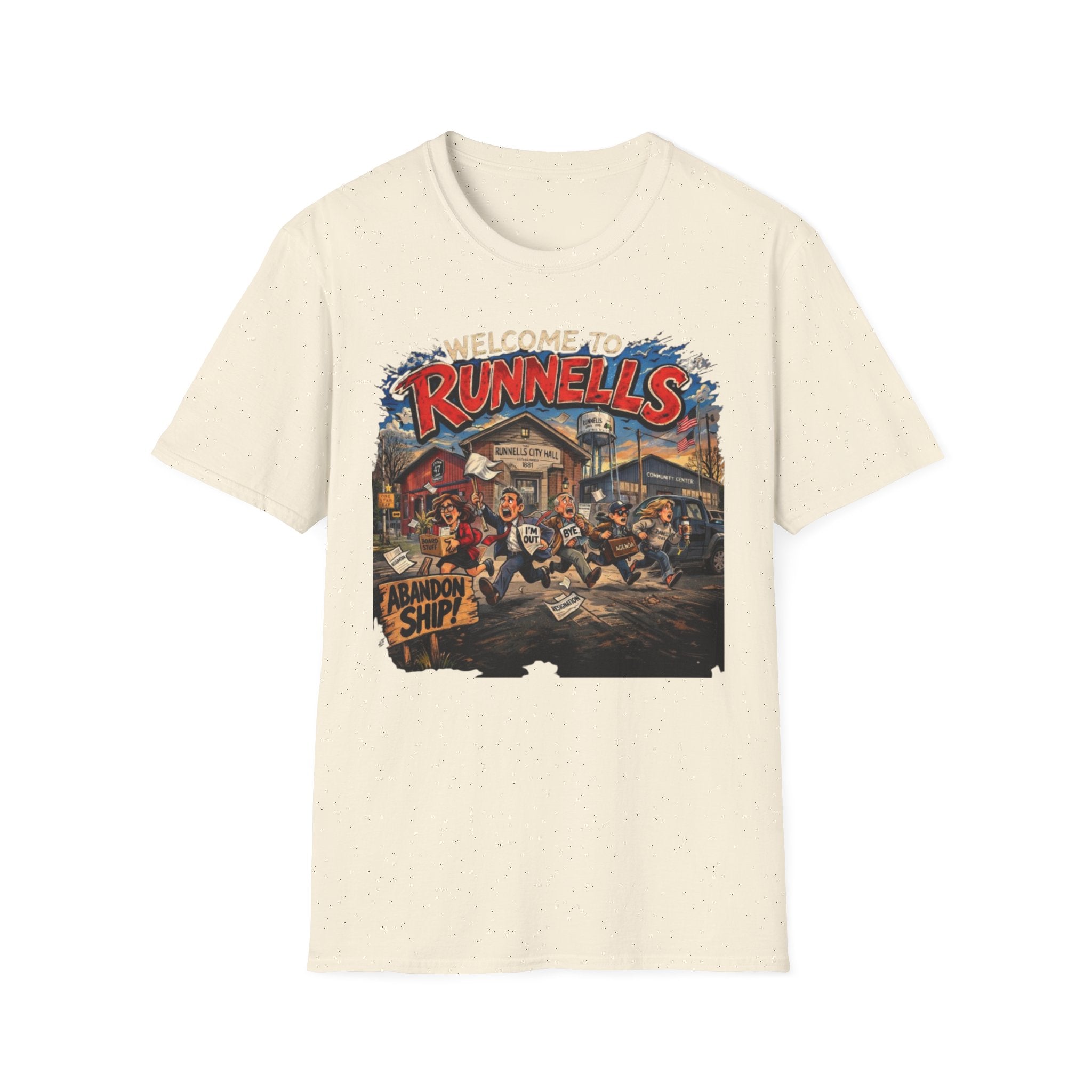 Welcome to Runnells IA T-Shirt | Local Humor Tee