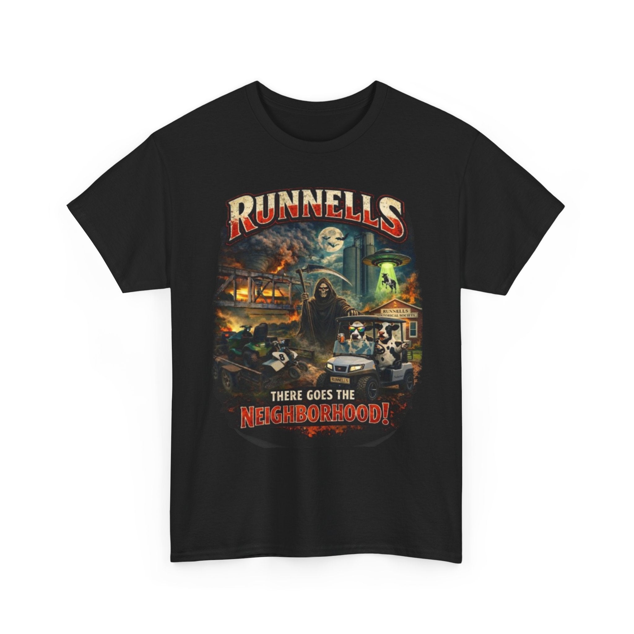 There Goes the Neighborhood | Runnells, Iowa Graphic Tee