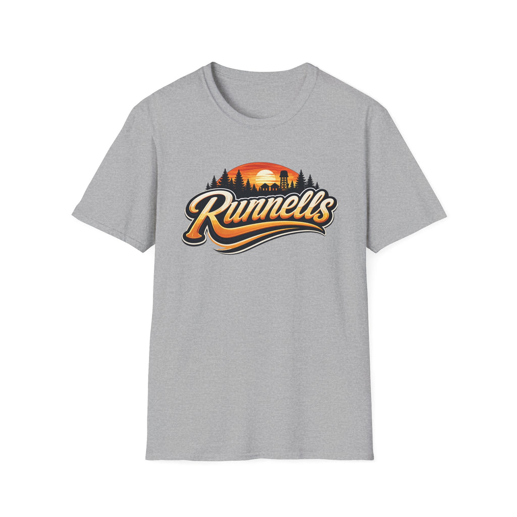 Runnells, Iowa Classic Logo T-Shirt | Vintage Small Town Tee
