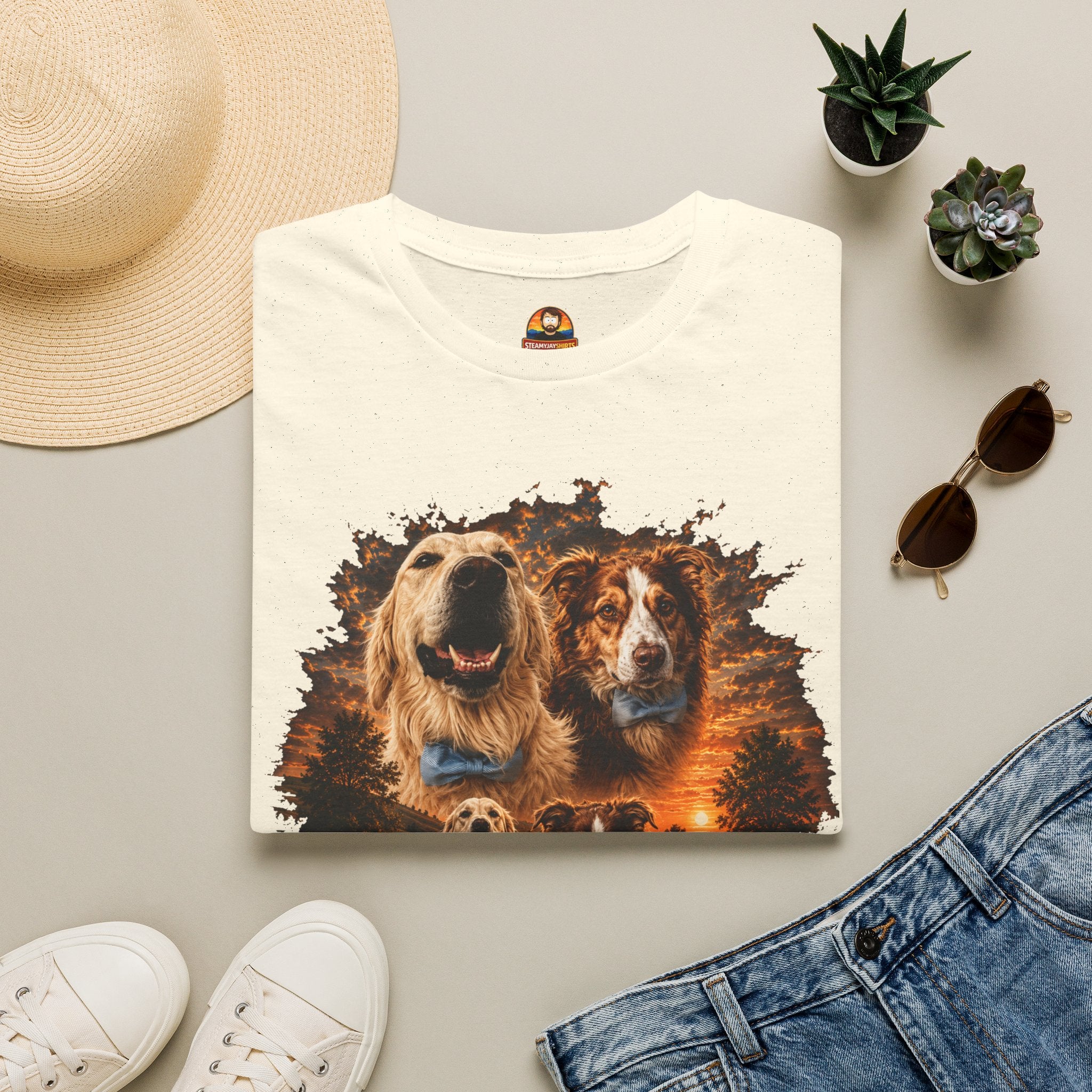 KH Custom Dog T-Shirt | SteamyJay Productions