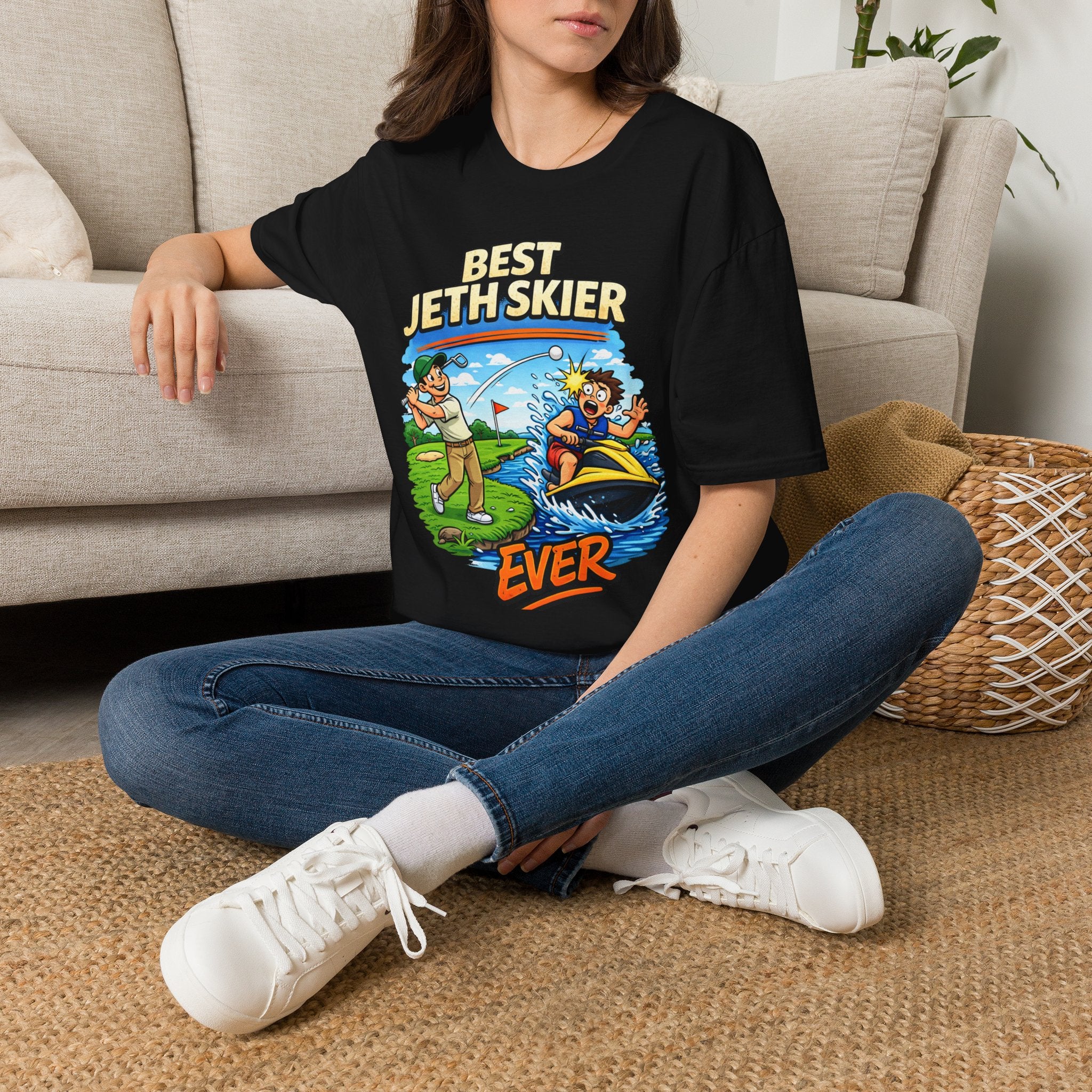 Best Jet Skier Funny Golf Shirt | Bad Golf Humor Tee | Golf Gift